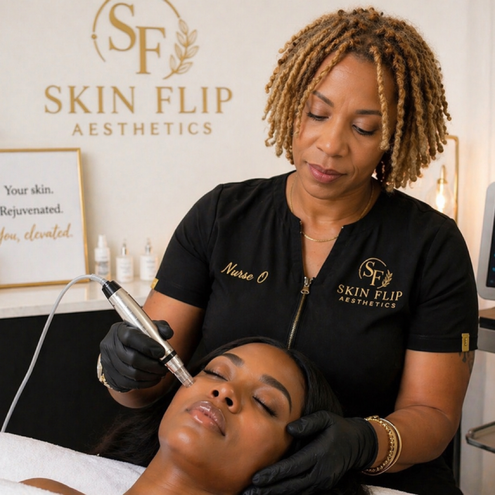 Microdermabrasion at Skin Flip Aesthetics by Nurse O in Woodlawn, MD