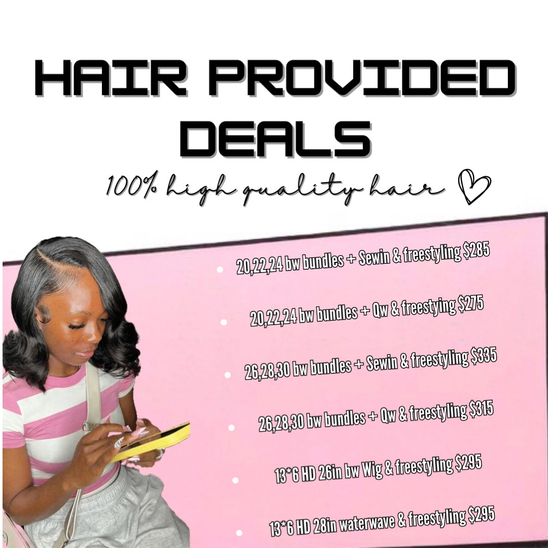 VIP Hair Included Package at MeltedbyLeiah in Gulfport, MS