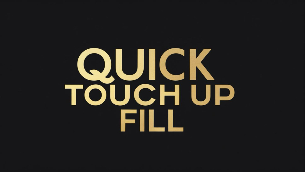 Quick Fill ( Read Before Booking)