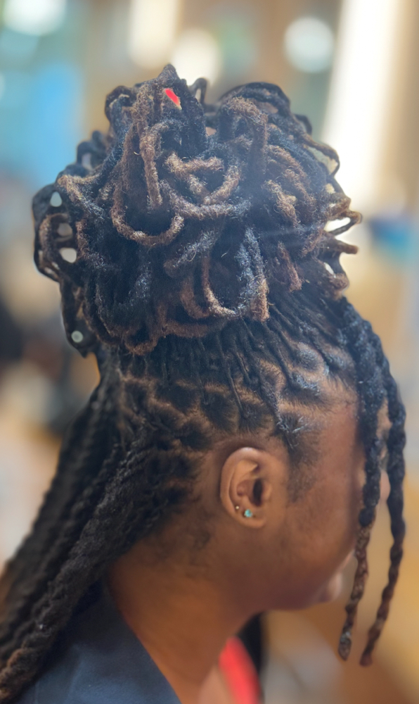 Retwist Locs (125-150) at Unique Braids, Locs & Twists in Appleton, WI