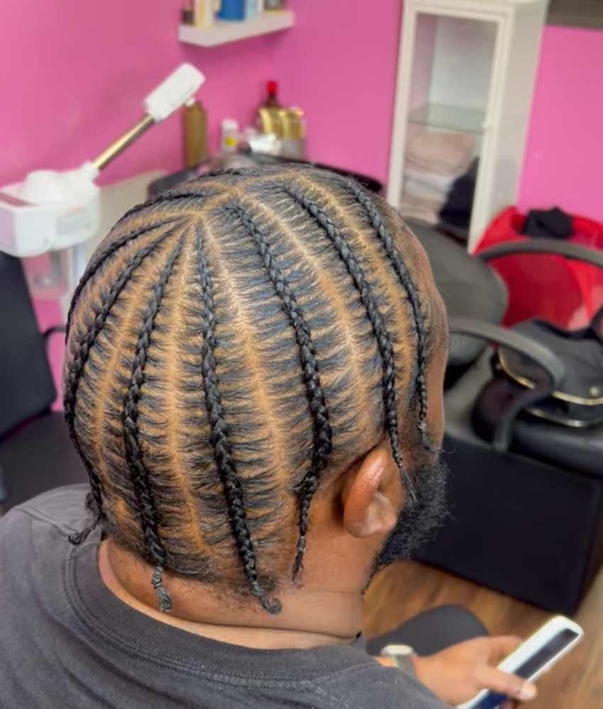 Men Pop Smoke (8 Braids)