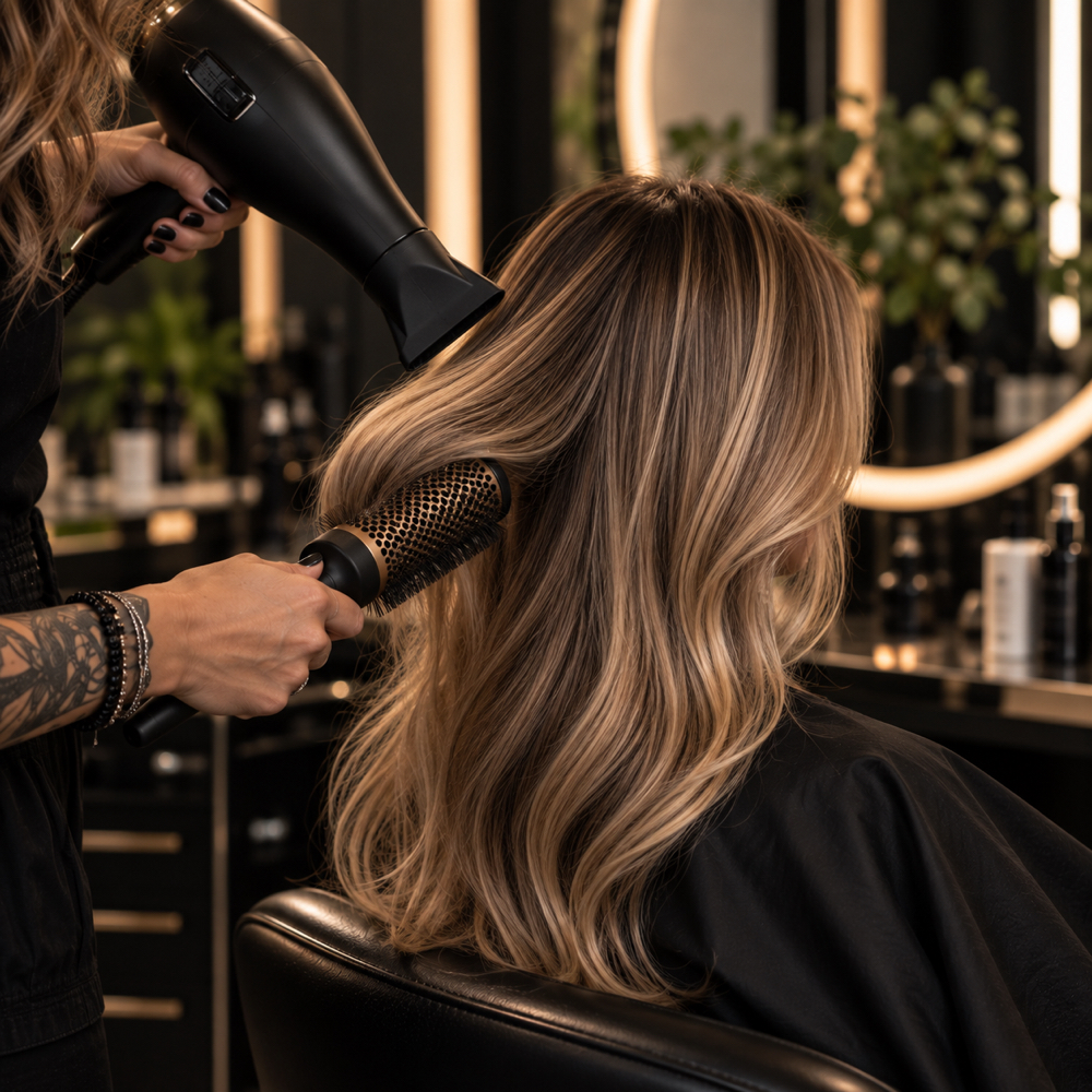 Blow Dry at Revolt Hair studio in Allentown, PA