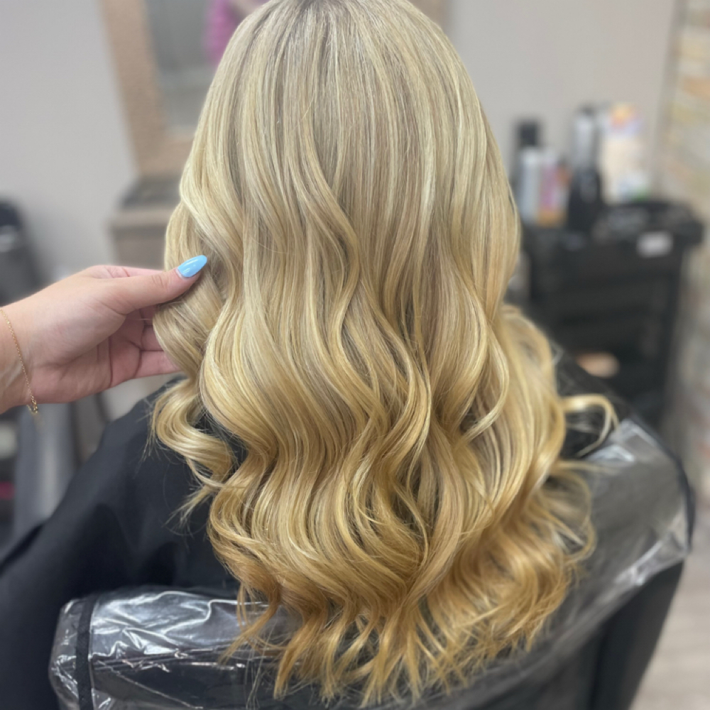 Full Highlight at Studio D Hair Salon in Bay City, MI