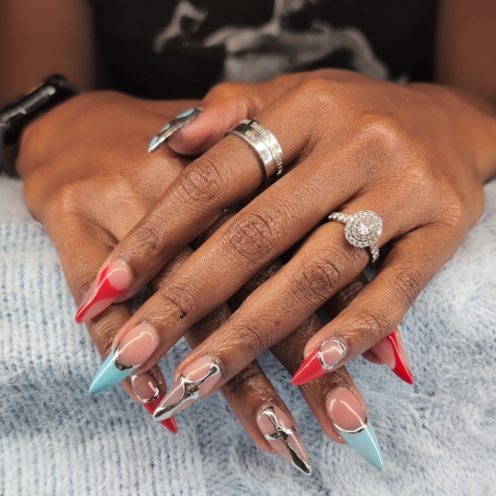 Structured Gel Extension at Grad Manicures Salon in Baltimore, MD