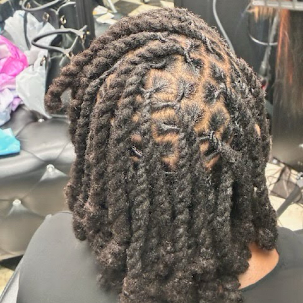 Deluxe Retwist at B Diva Braids and Locs in Statesville, NC