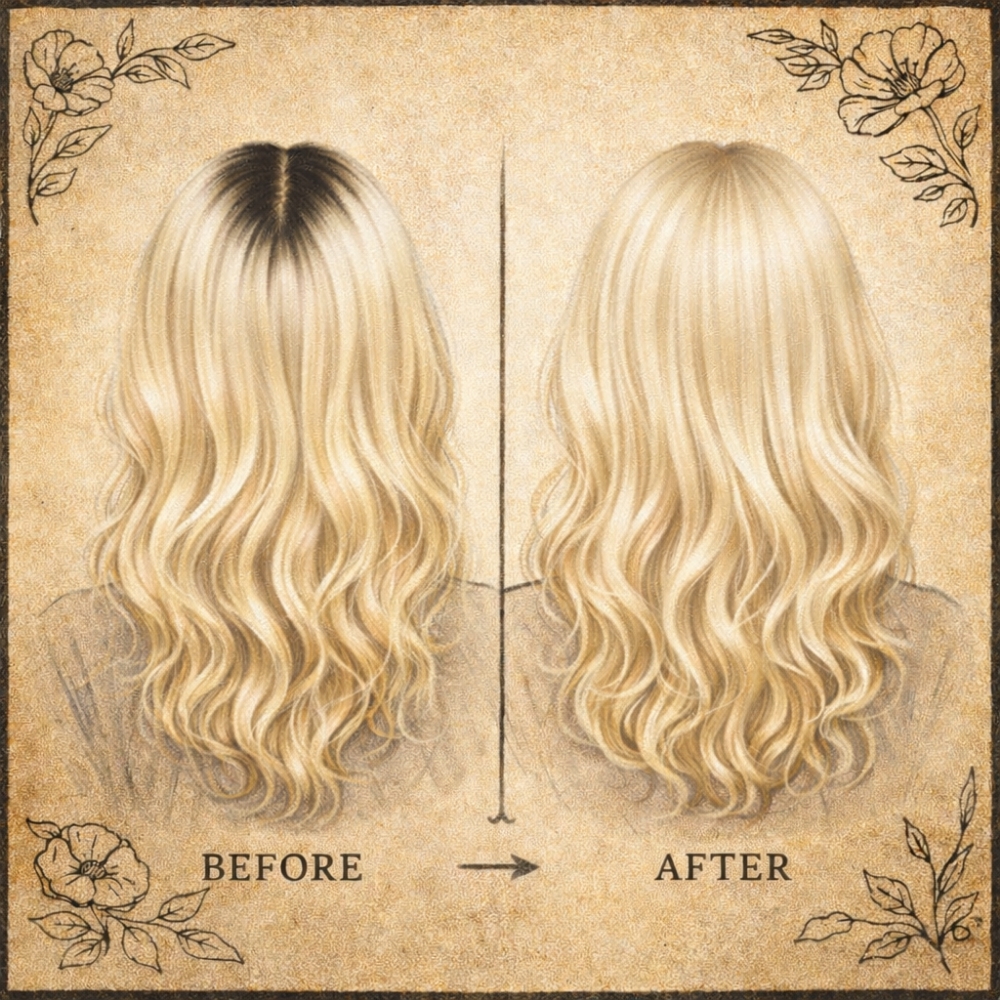 4-8 Week touch Up (Double Process) at Stones and Strands LLC in Abilene, TX