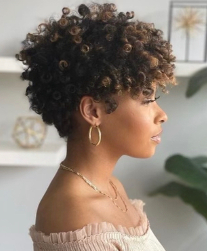 Curly Pixie Cut