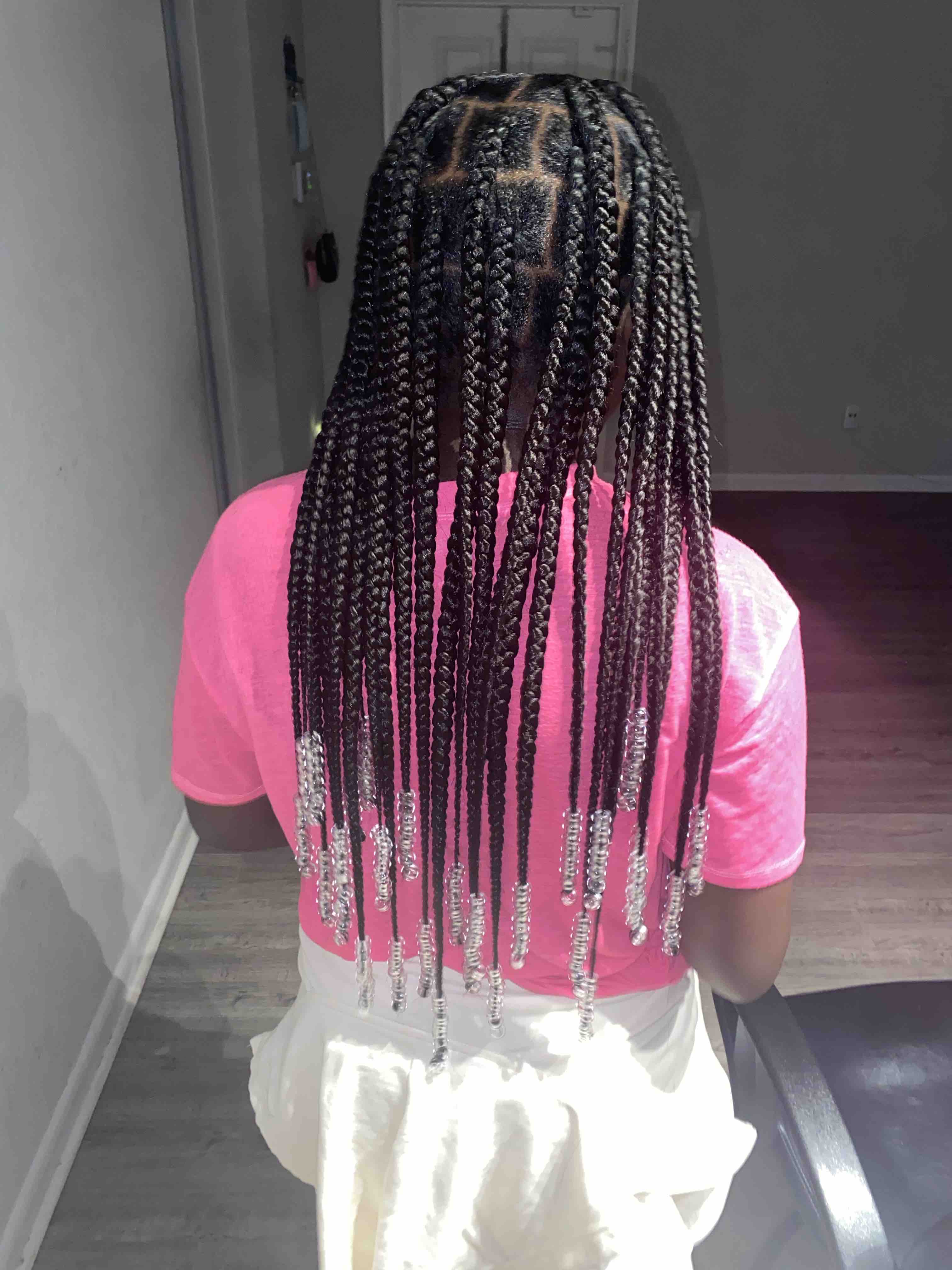 Kids(10-13) Jumbo Knotless Plaits✨