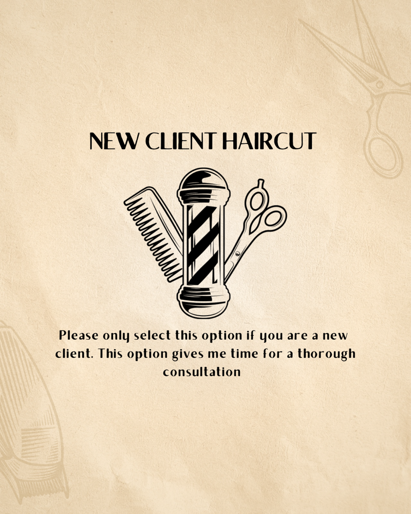 New Client Haircut
