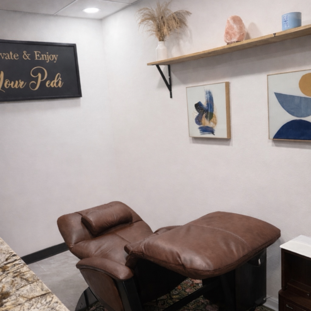 Anti Gravity Dry Pedicure at Cat Smith in Charleston, WV