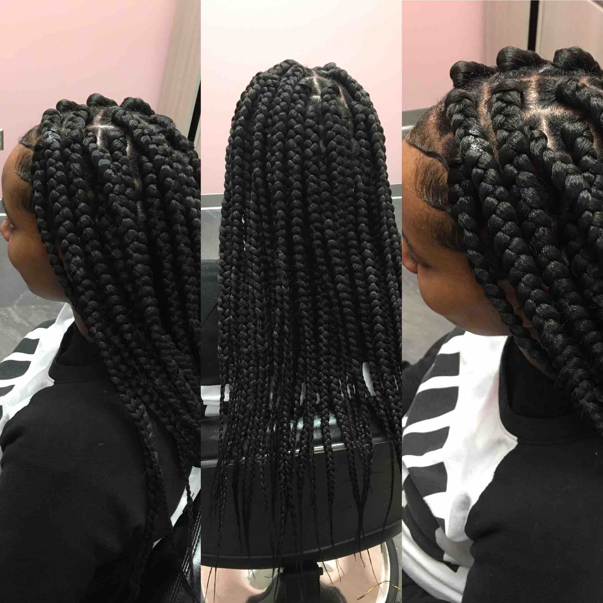 Medium Box Braids