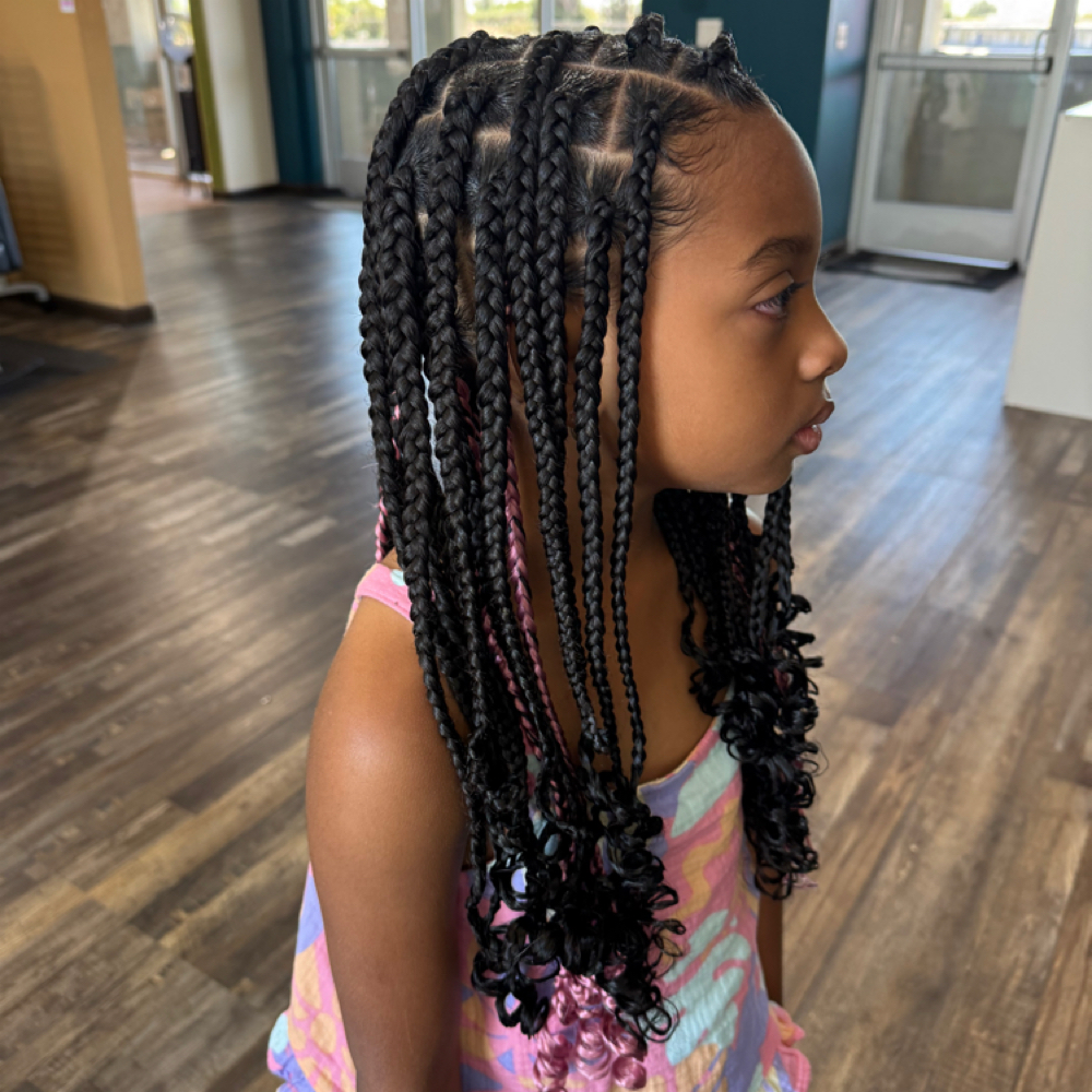 Kids (6-8 ) Knotless Braids at Co. Odyssey in Inglewood, CA
