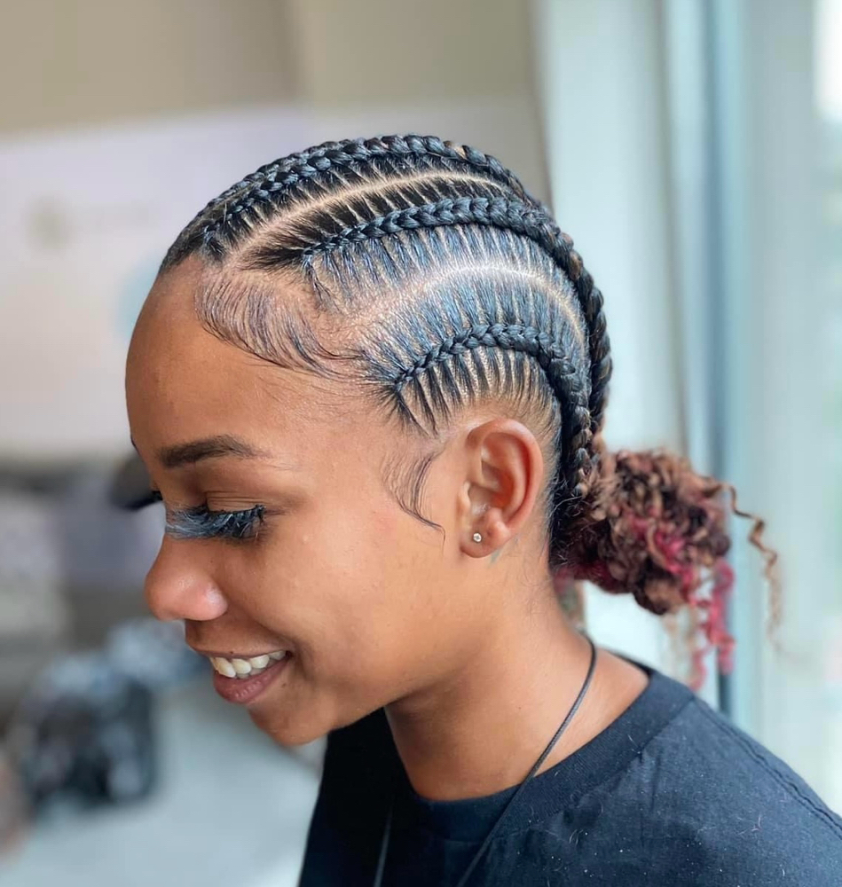 Stitched Boho Low-Bun at Dreya The Artist in Grand Prairie, TX