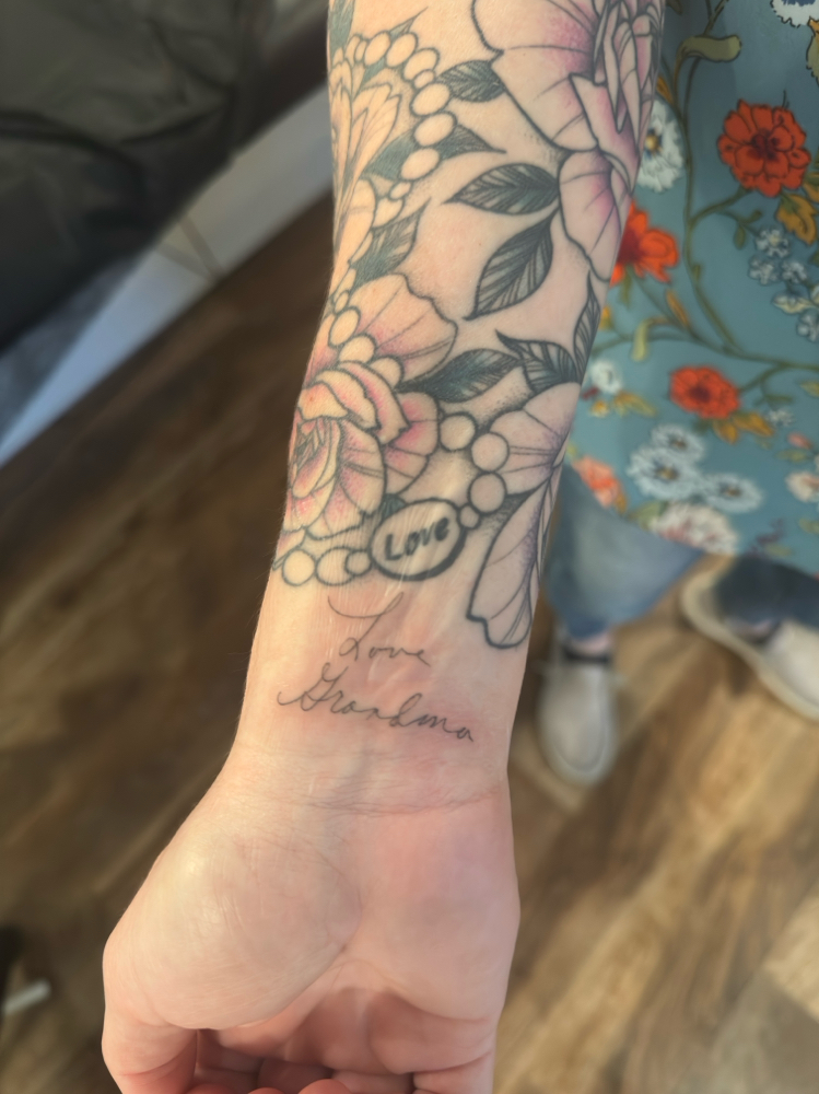 Handwriting Tattoo