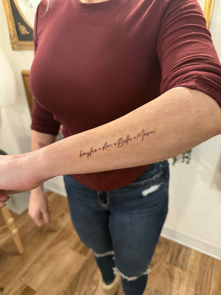 Handwriting Tattoo