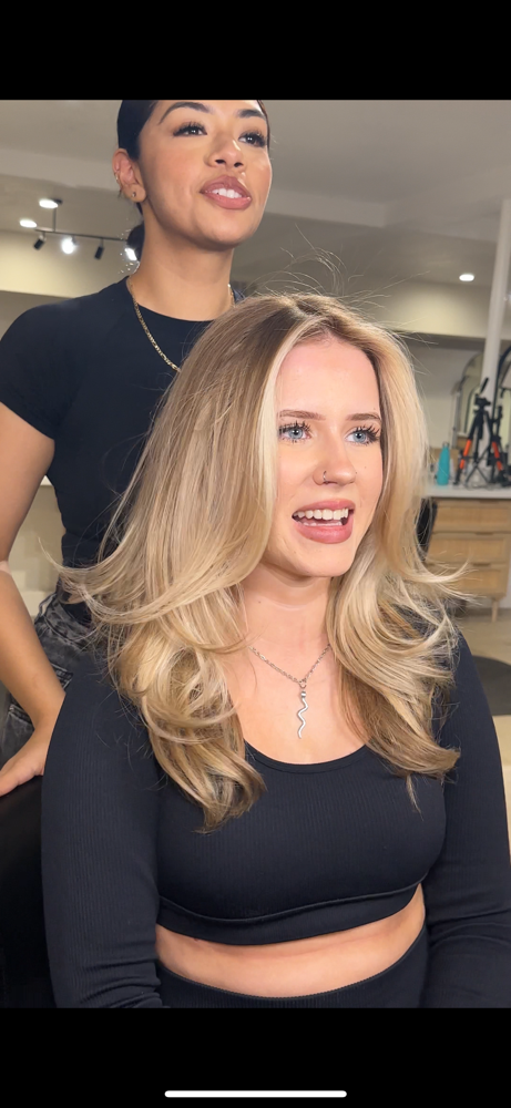 Face Framing Highlights