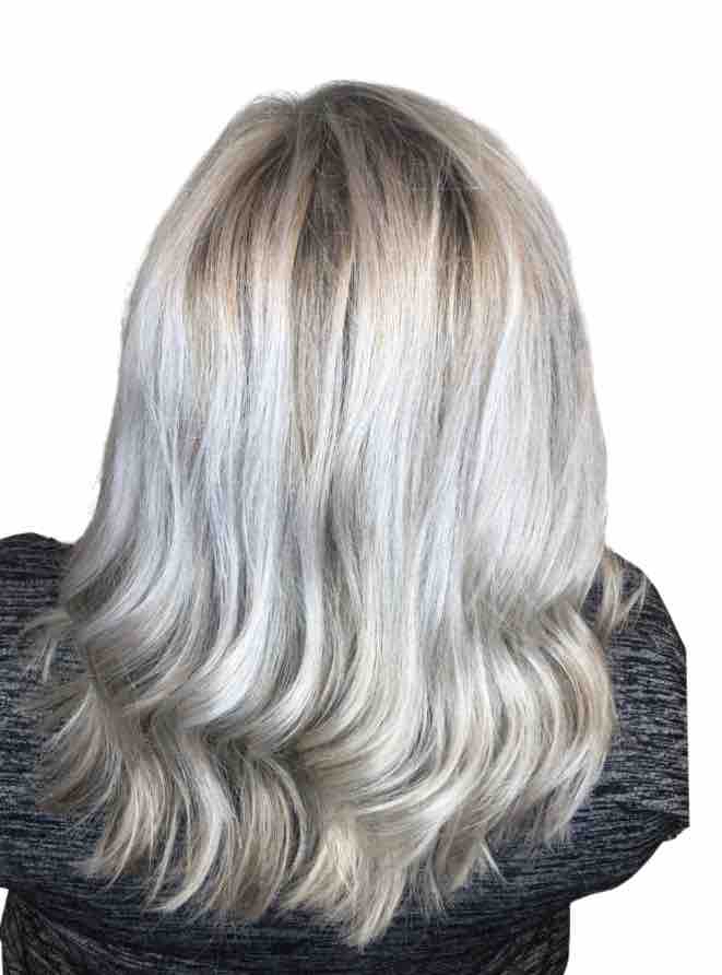 Toning (Gloss-BLONDE) + Cut