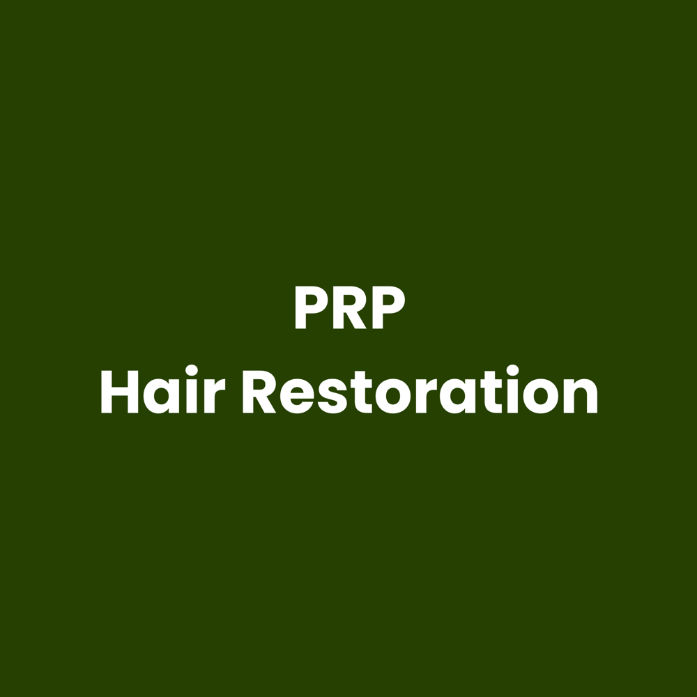 PRP Hair Restoration (4 Treatments)