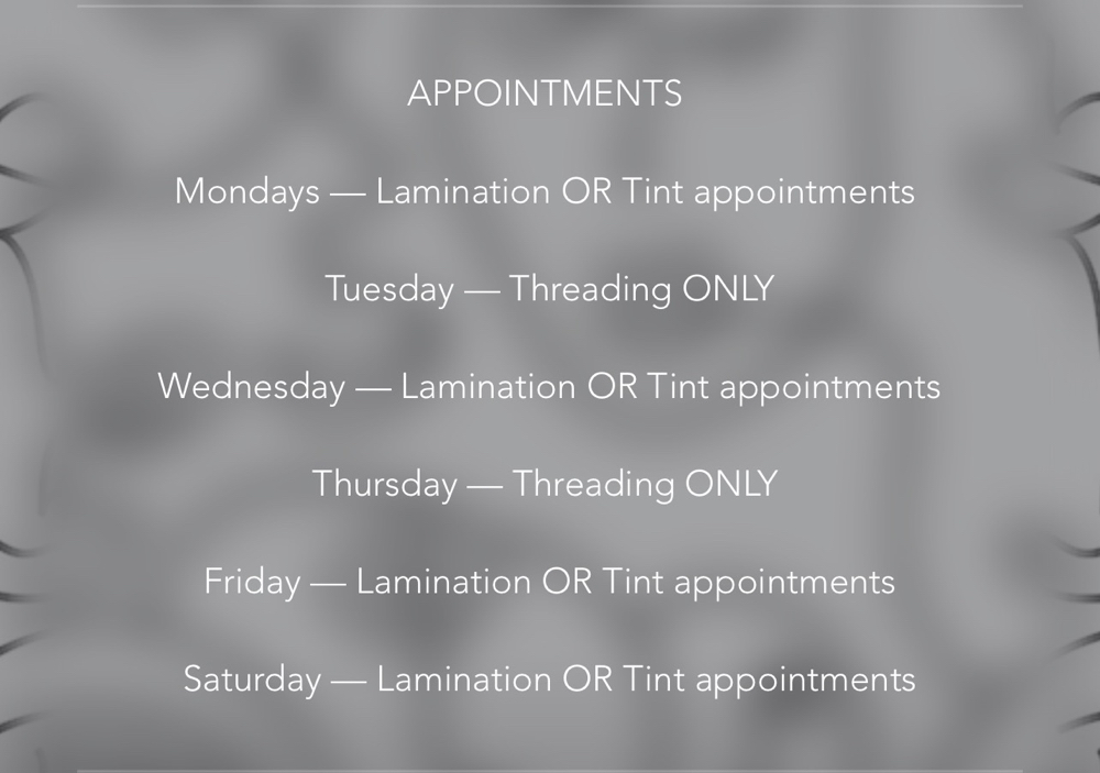 Brow Tint & Threading