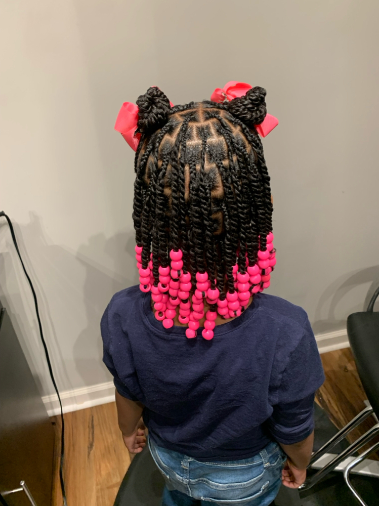 Children's Natural Hair Braiding