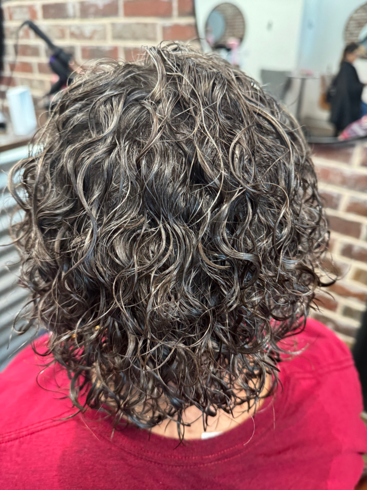 Short Perm at Inspire Salon and Spa in Burleson, TX