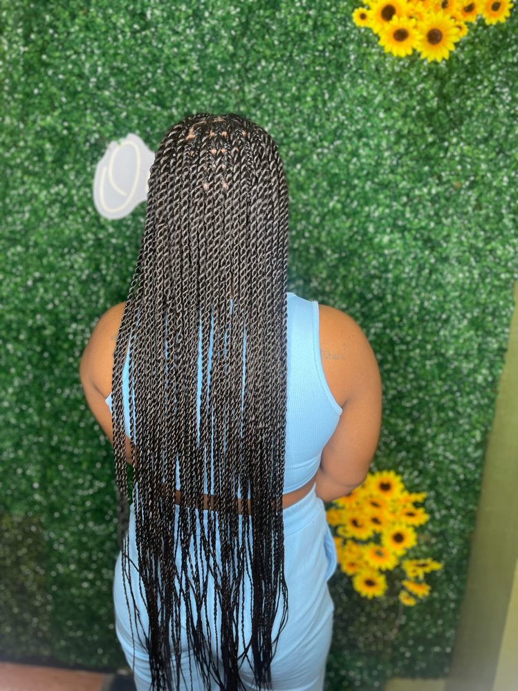 Small senegalese twist ( waist )