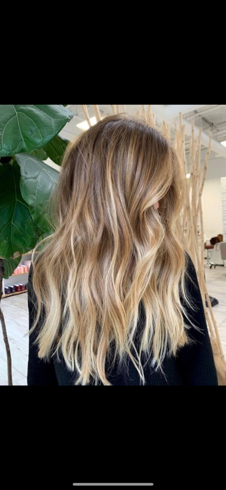 Partial or Half-head Balayage