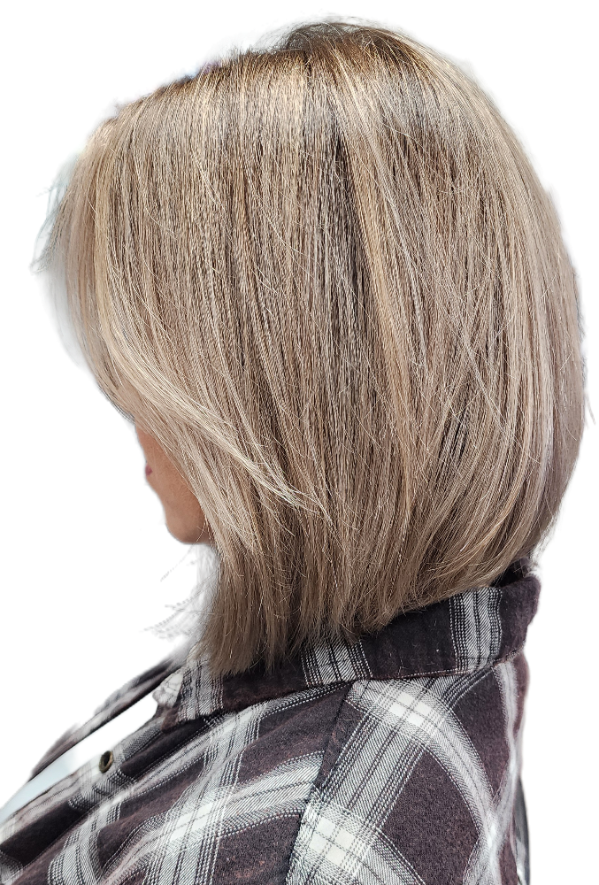 Full Highlight Medium Hair
