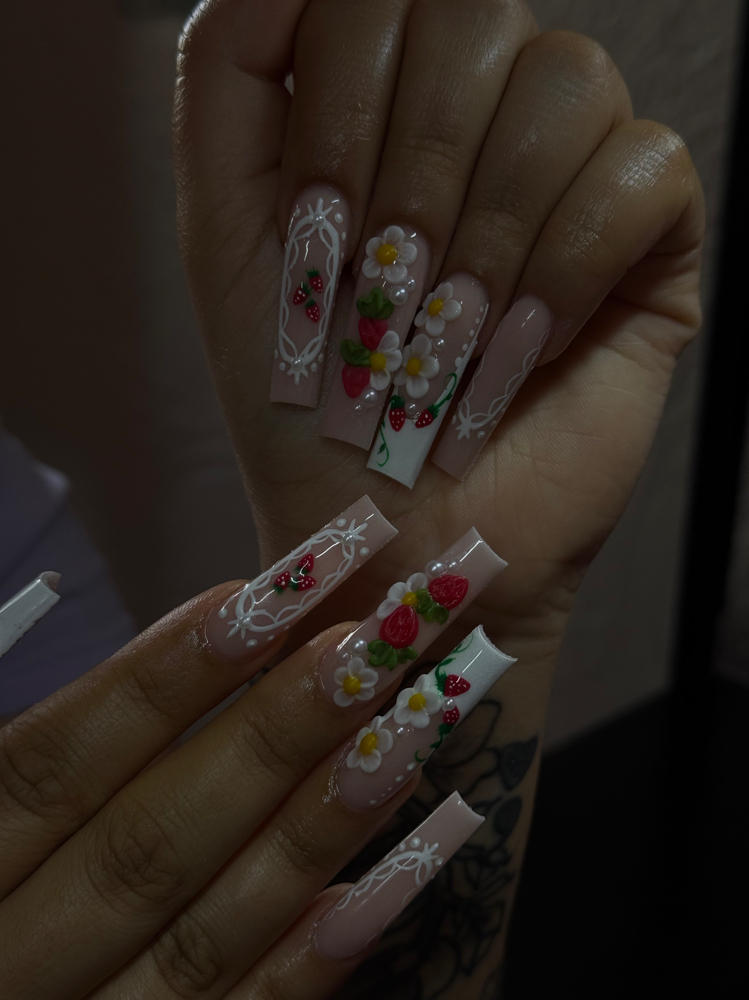 3D Nail Designs 🌸 Per Finger