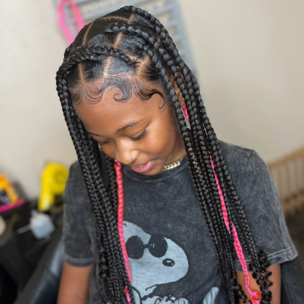 Large Knotless Plaits at Livloveplaits in Pembroke Pines, FL