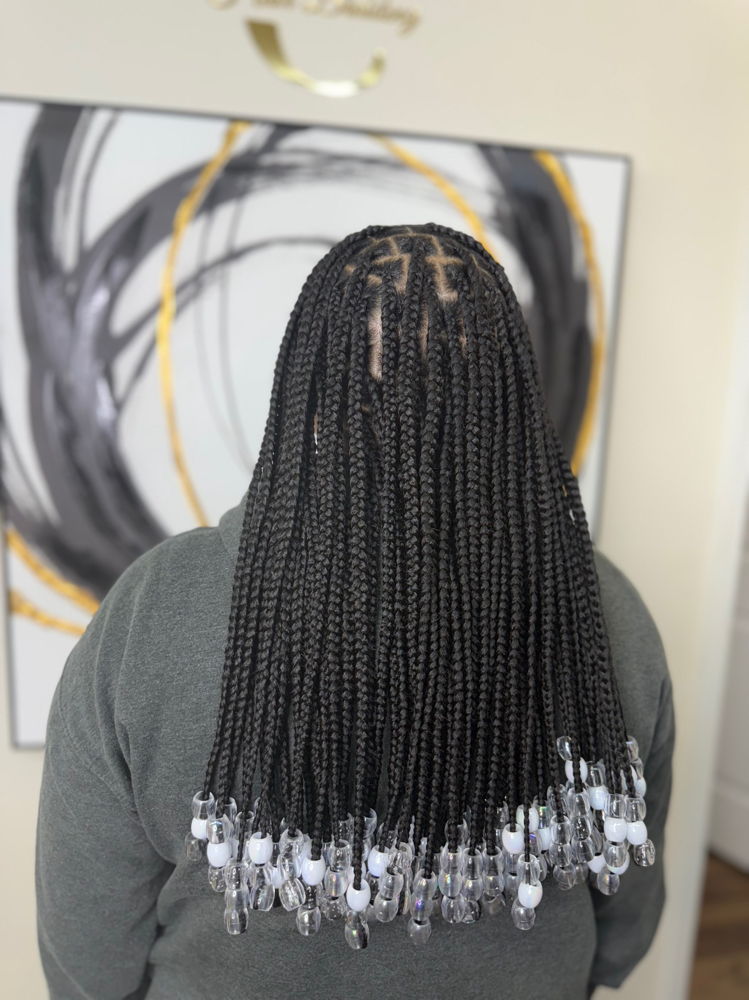 Knotless With Beads at Total Class Hair Braiding in Marietta, GA