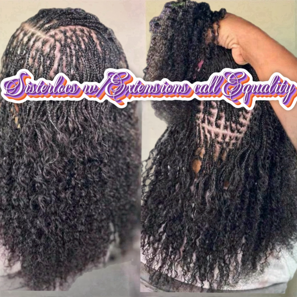 Sisterlocs Retie at Equality’s Nubian Stiylz in Hampton, VA