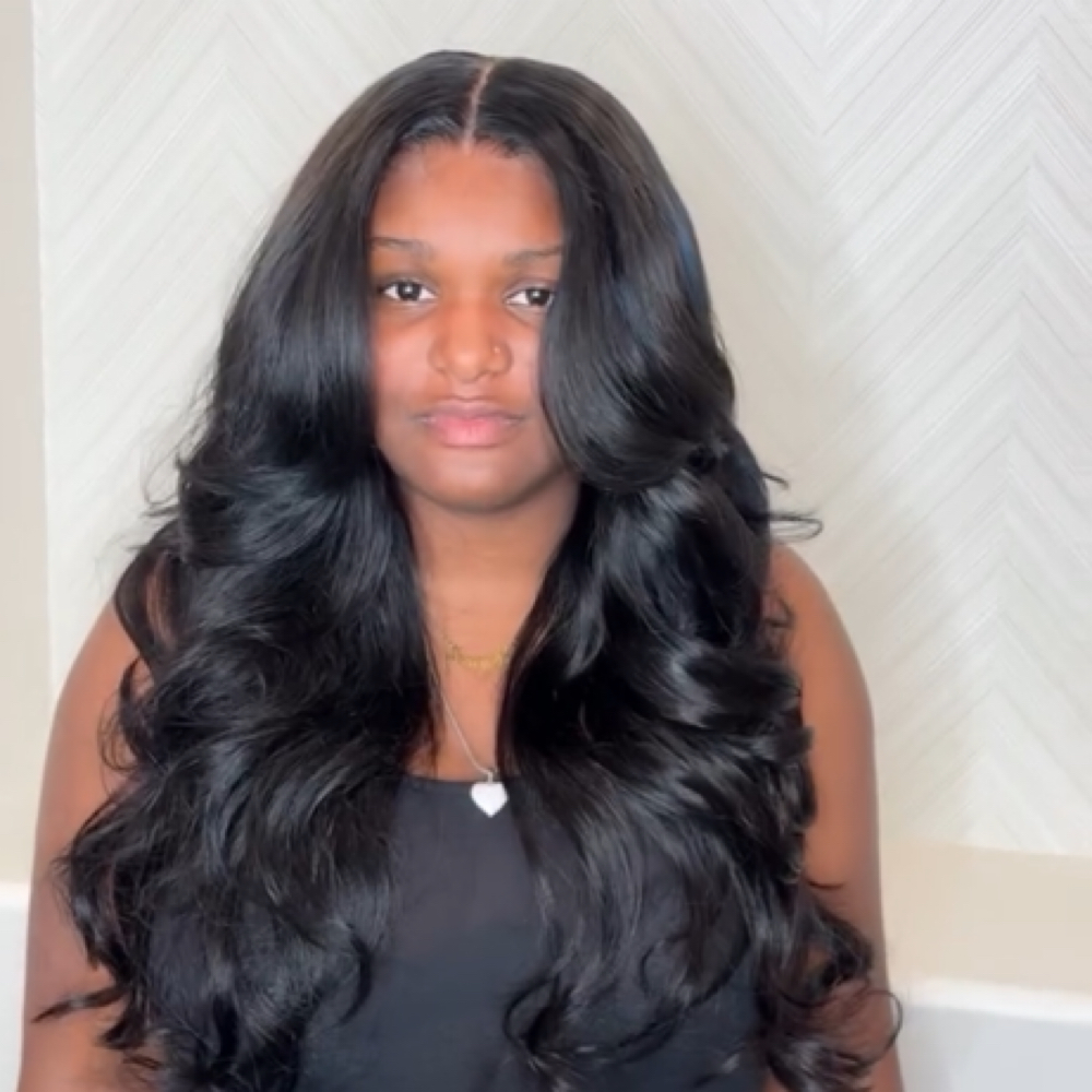 The Polished Closure Quickweave at Slay By Chain LLC. in Woodridge, NJ
