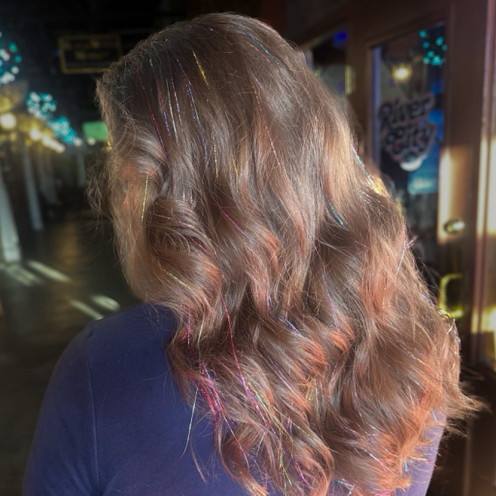 Tinsel Application at Tay Does Hair in Conway, SC