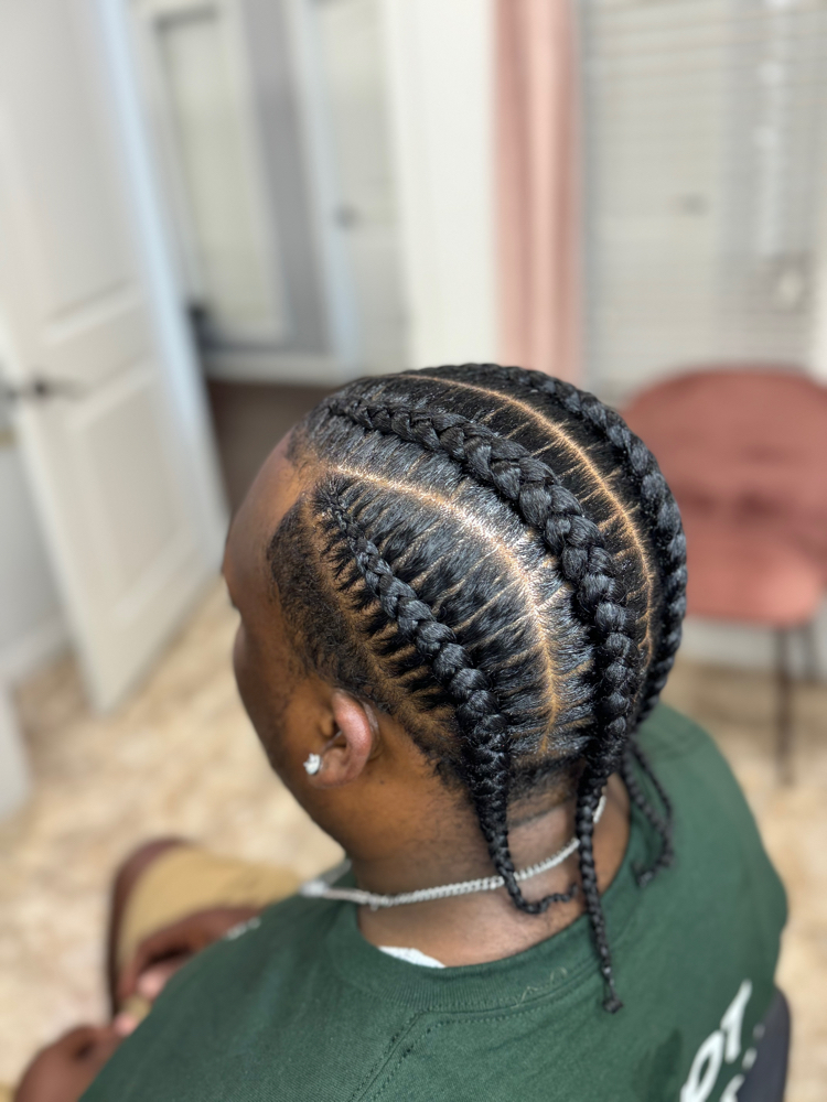 Men 4 Stitch Braids