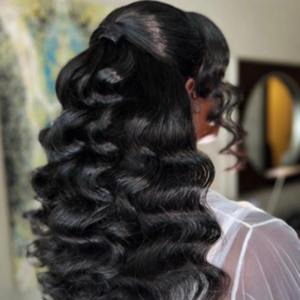 bridal trial /consultation at The Velvet Mane in philadelphia, PA