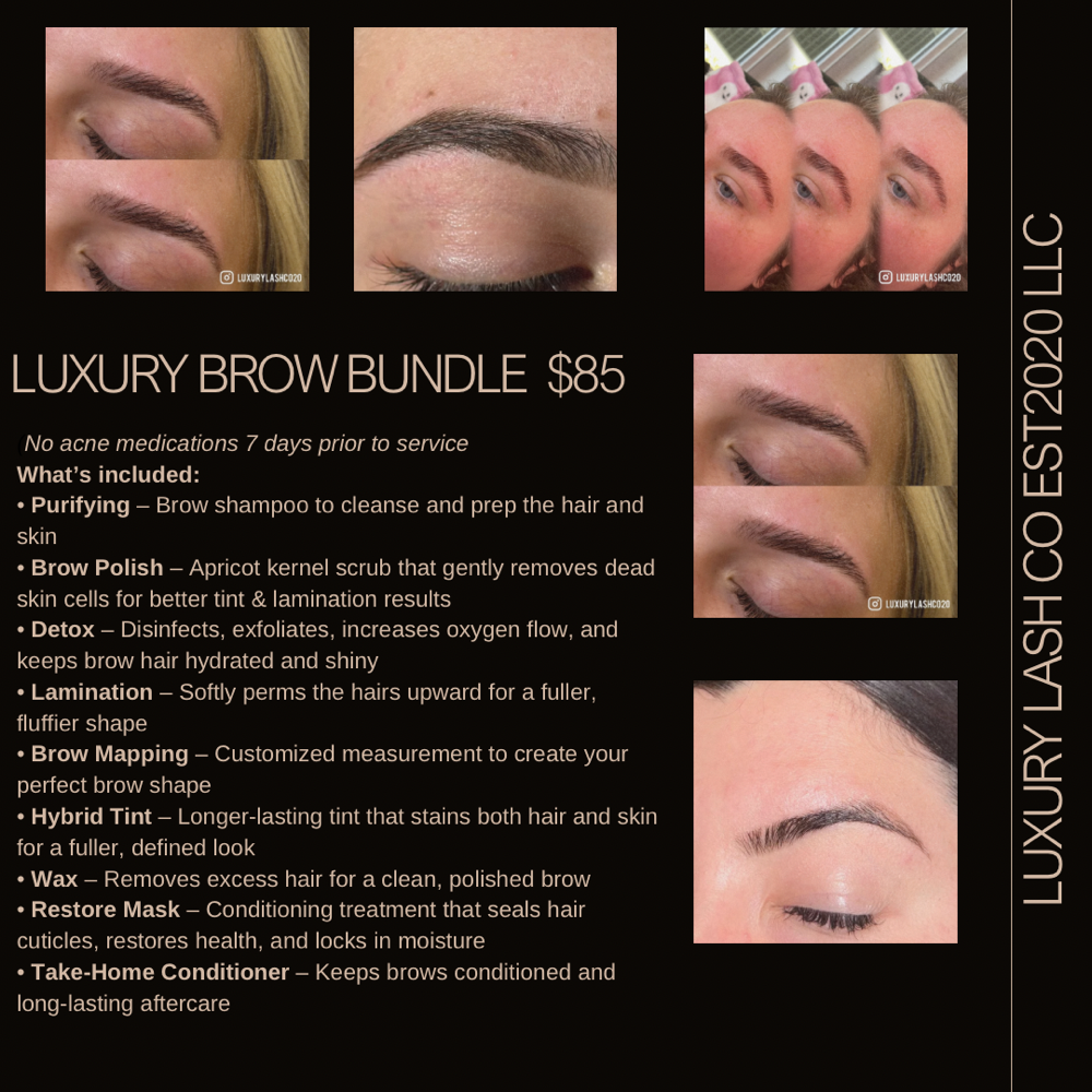✨ LUXURY BROW BUNDLE — $85 ✨ at Luxury Lash Co EST 2020 LLC in Lancaster, OH