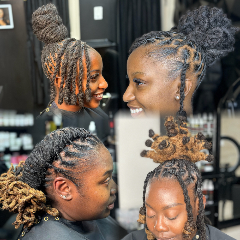 LOC WASH + RETWIST + STYLE