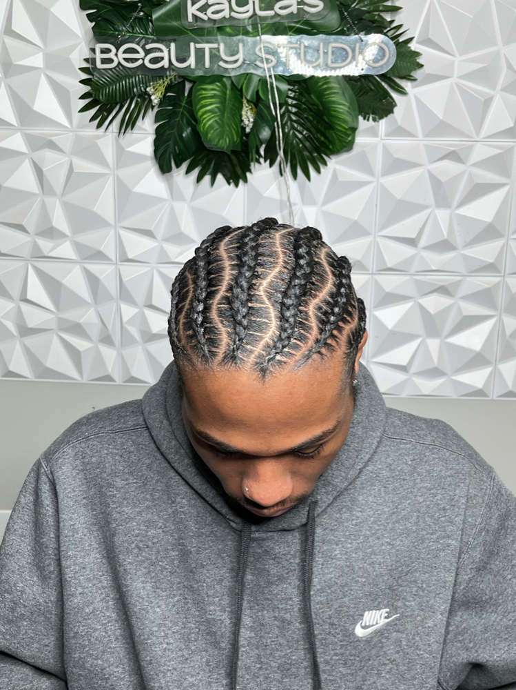 mens stich braids