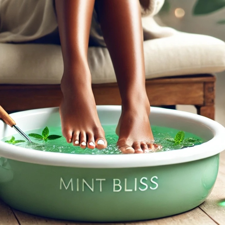 Mint Bliss Pedicure at The Pedi Pod aka Lena’s in Laurel, MD