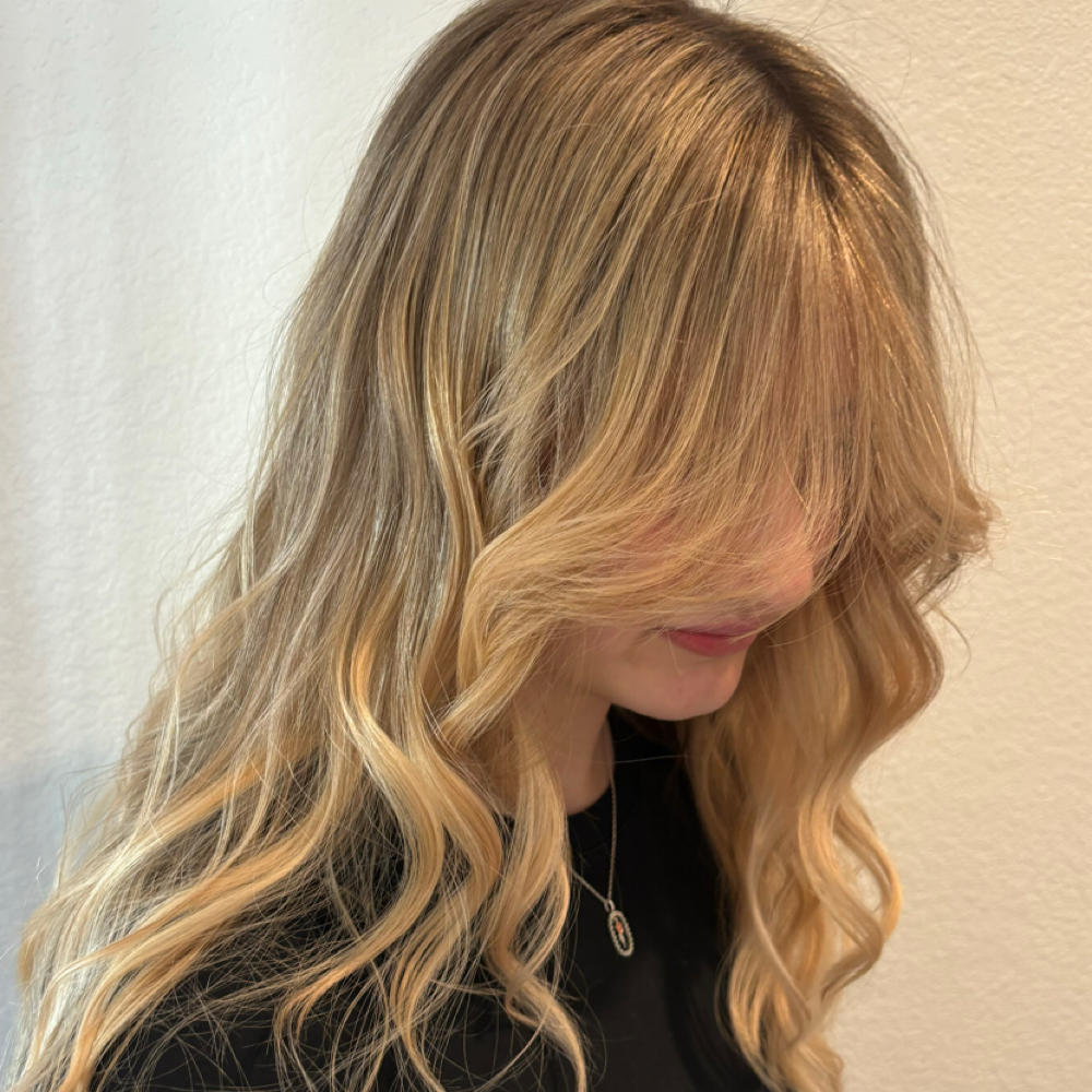 Full highlight/Balayage at Blown Away Salon & Boutique in Placerville, CA