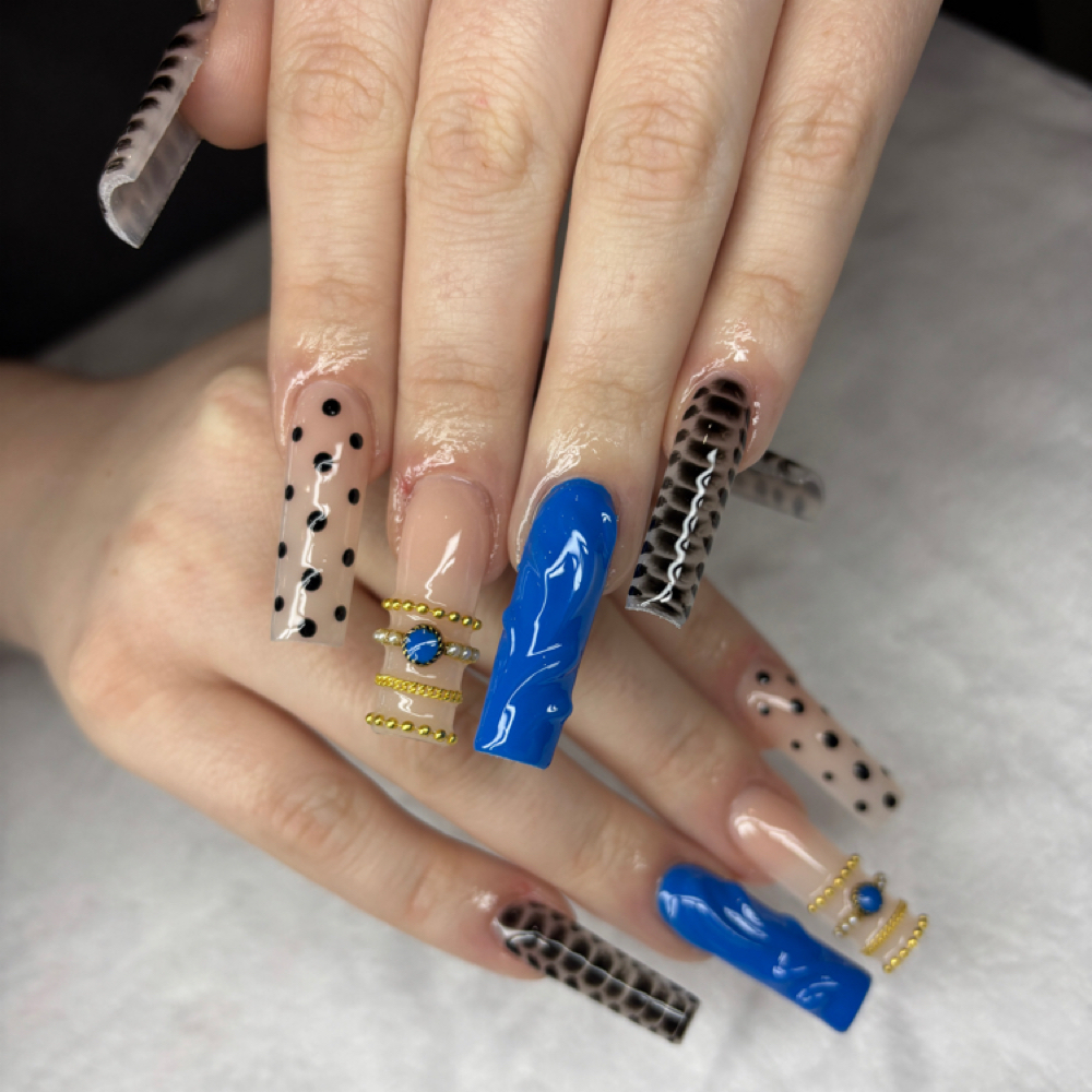 Long Acrylic Full Set at BlynnDidThat in Cornersville, TN
