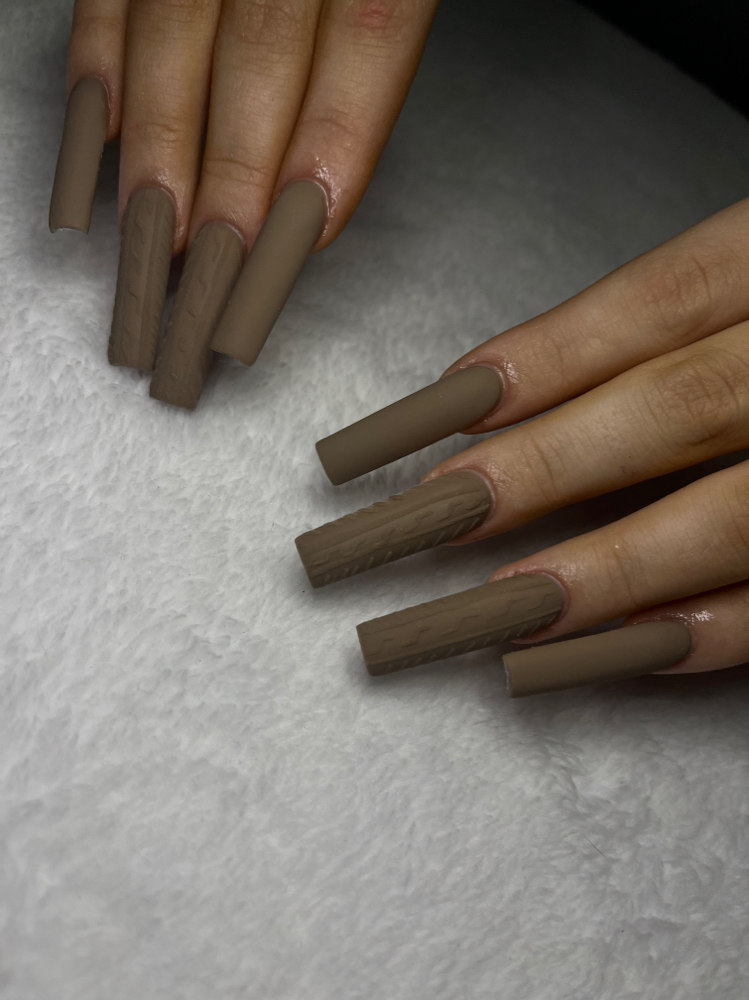 Long Acrylic Full Set