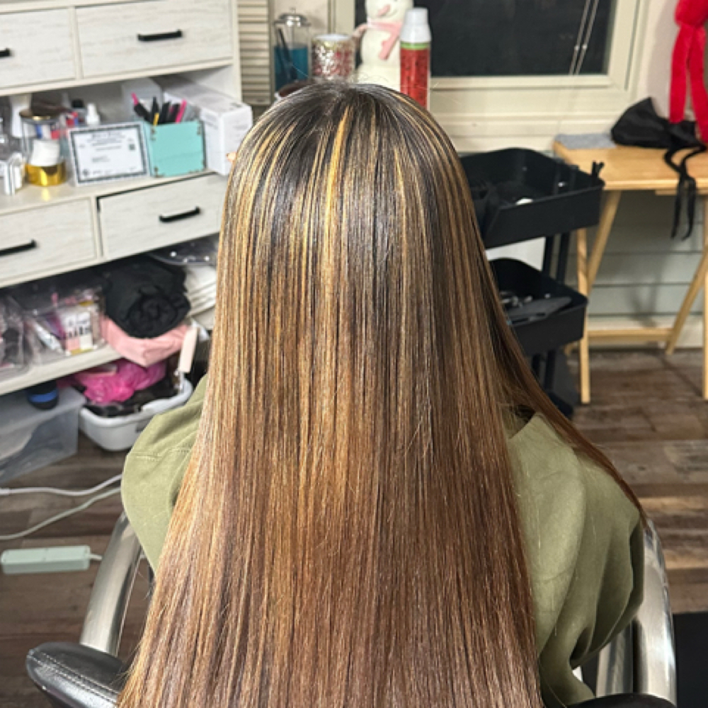 Silk Press at Radiant Roots Salon & Spa in Danville, IL