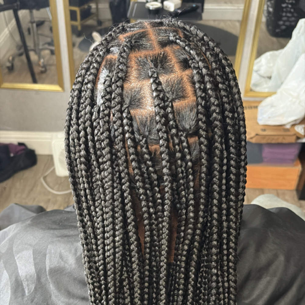 Knotless Braids at Nikki The Stylist in Elk Grove, CA