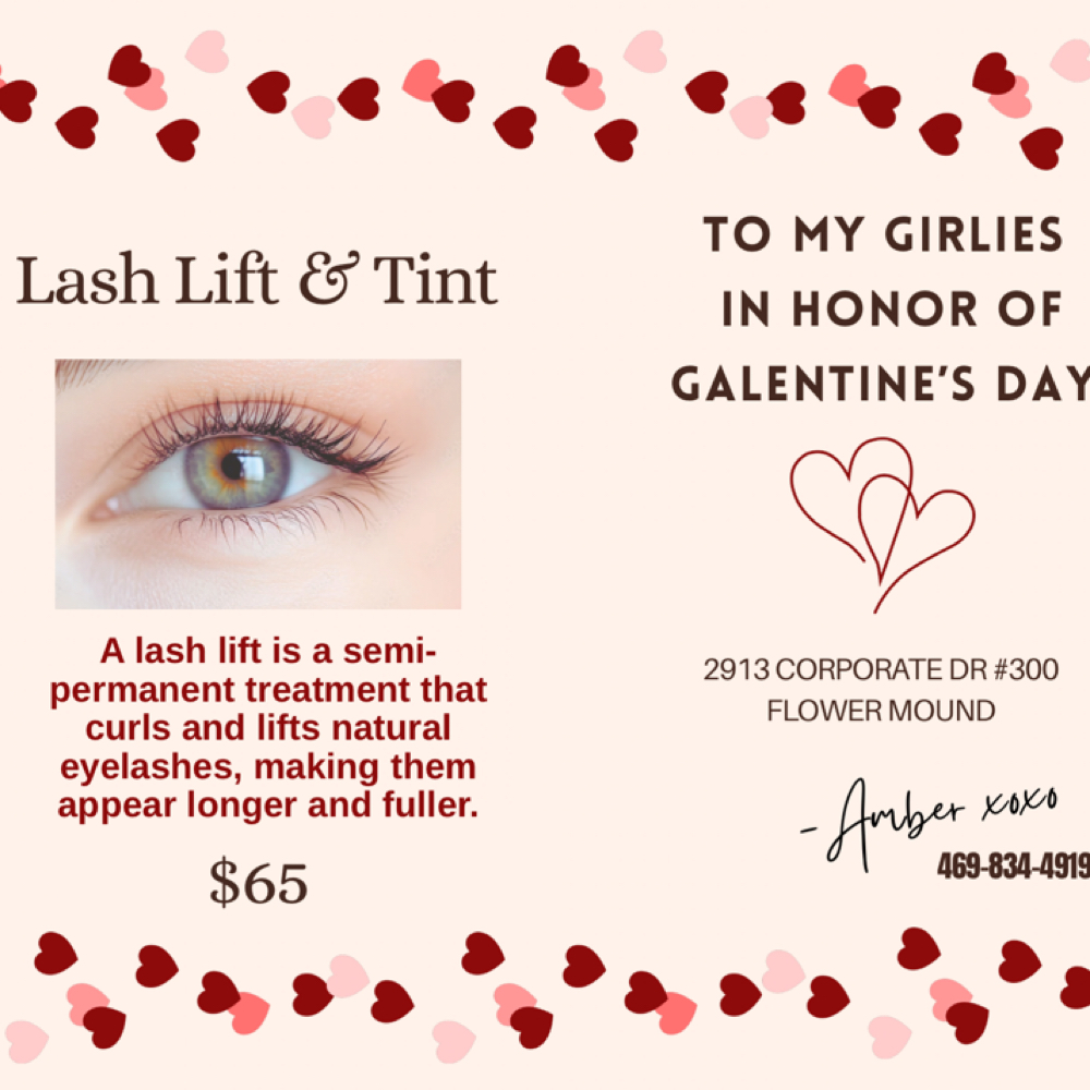 Lash Lift & Tint Galentine’s Day