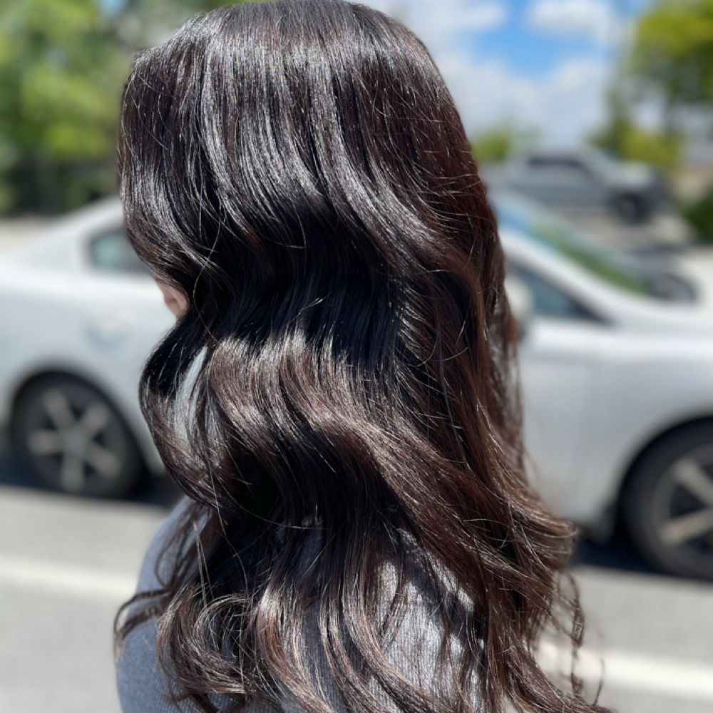 Solid Color Root Retouch at hairbycyncruz in Bakersfield, CA