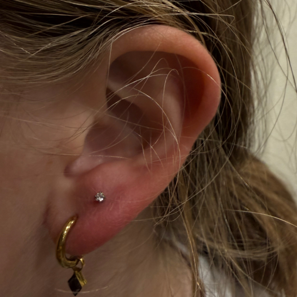 Double Lobe Piercing at The Mark She Made in Clovis, CA