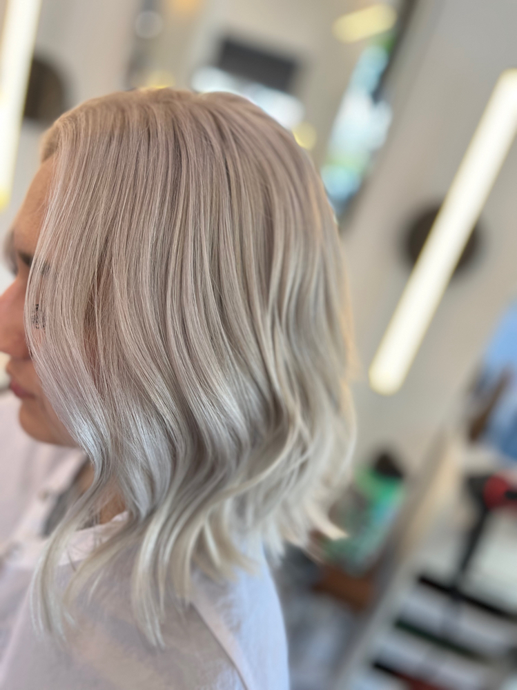 Blonde Root-Retouch