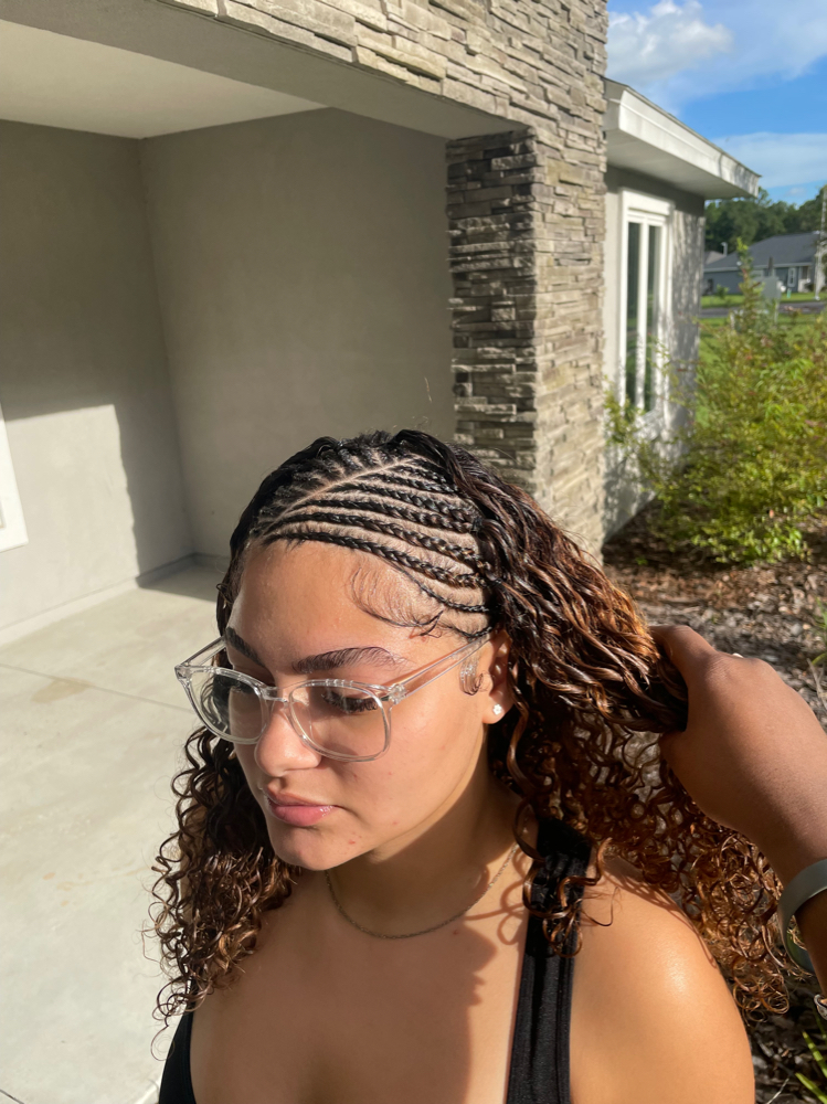Half Stitch Braids W/ Natrual